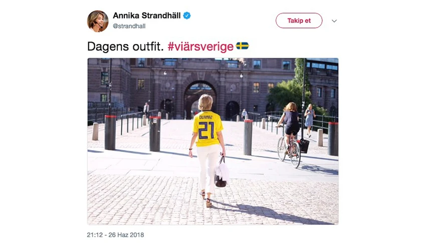 İsveçli Bakan Strandhall'den Jimmy Durmaz'a 'formalı' destek